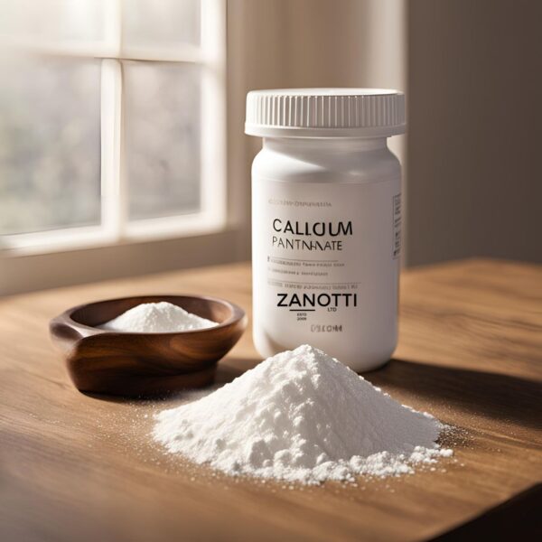 Zanotti Calcium Pantothenate – Pure Vitamin B5 Supplement for Energy, Skin Health, and Metabolism Support