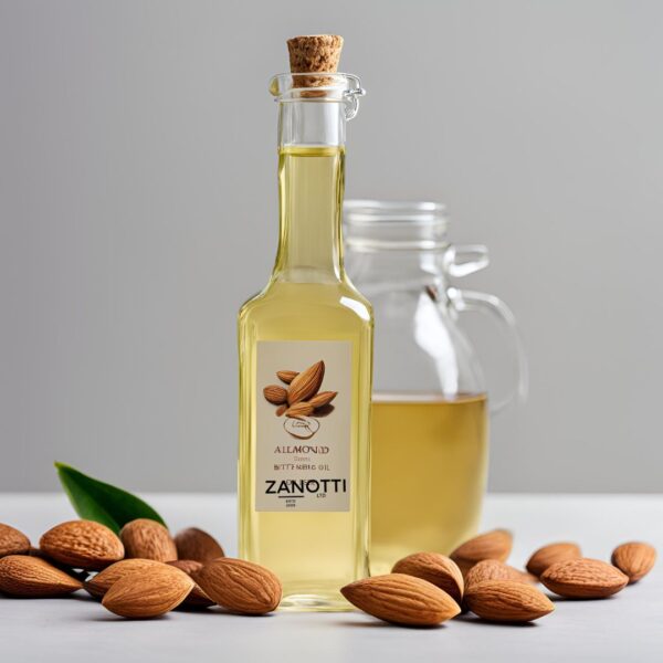 100% Pure Bitter Almond Oil – Cold-Pressed Natural Oil for Skin, Hair & Massage – Deeply Nourishing, Soothing, and Hydrating