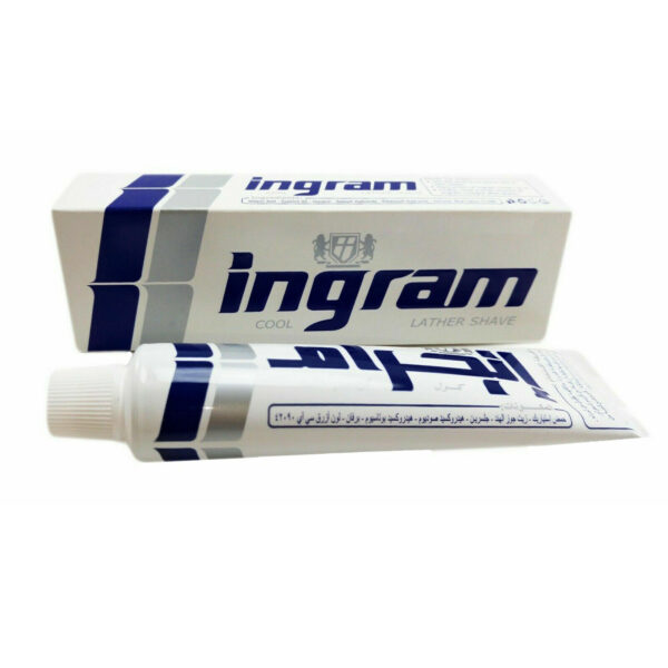 Ingram Cool Lather Shave Cream Men Toilet Smoothing Shaving Skin 60 gm